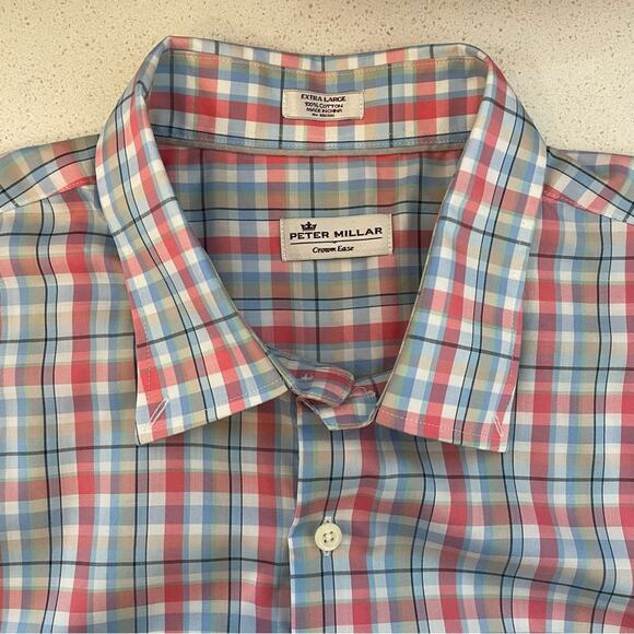 Peter Millar Button Down pink/blue - Picture 1 of 4